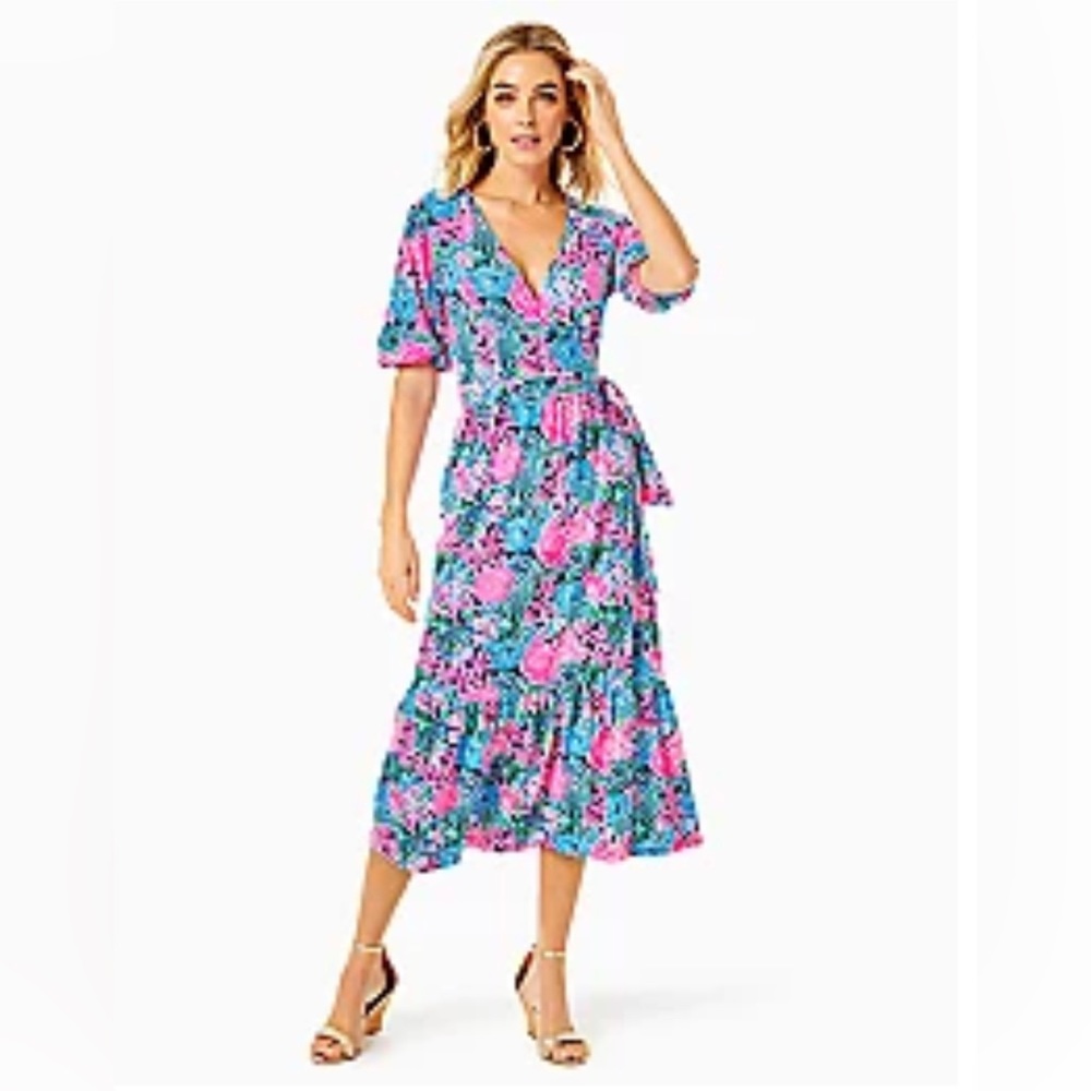 Lilly Pulitzer Brantley Midi Wrap Dress